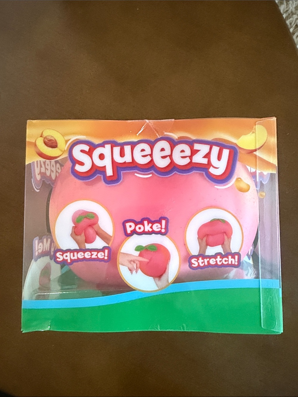 Squeezy Pink Peach Squishy Toy by